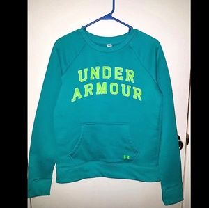 Teal Medium Under Armour Pullover